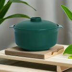 1 Set Ramen Bowls With Lids Outdoor Bowls Reusable Griddle Bowls Unbreakable Non-slip Food Containers For Cereal Salad Pasta Mic