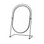 Metal Oval-shaped Desktop Vanity Mirror