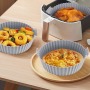 6-PIECE Reusable Silicone Air Fryer Liner Set