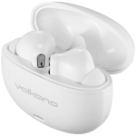 Volkano Pulse Series True Wireless Earphones With Charging Case - White VK-1164-WT