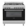 ELBA 90CM 5 Burner Gas Stove And Gas Oven – Stainless Steel