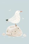 Seagulls - Wall Art Print - A1