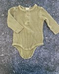 Cotton On Green Waffle Weave Baby Grow 0 3M