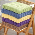 1PC Soft And Thickened Tatami Seat Cushion For Office Bedroom And Dining Chair - Round Dandelion Corduroy Chair Cushion For Home