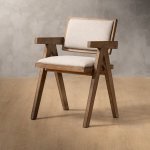 Fellrim Fabric Dining Chair Ivory