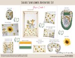 Cot Duvet Bedding Safari Sunflower Adventure Set