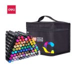 Deli 80 Color Sketch Marker Dual Tip Set