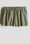 Pull-on Shorts - Khaki Green