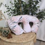 Twins Feeding Pillow Cover And Inner Woody Faded Protea