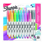 Sharpie S-note Creative Markers Highlighters Assorted Colours Pack 20