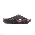 Lyme Black - Black 42 Leather