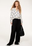 Wide Pull-on Trousers - Black