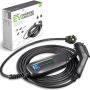 Morec 40AMP Ev Charger Level 2 NEMA14-50 220V-240V Portable Ev Charging Cable Faster Ev Charging Station Electric Vehicle Charge