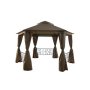 Naterial Gazebo Polyester Replacement Cover Beige 181CMX199CM With Net