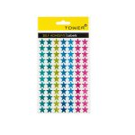 Tower Self Adhesive "mixed Metallic Stars" 168 Labels