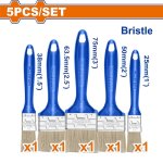 5 Piece Paint Brush Set For Oil-based Paint WPB1952