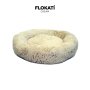 Cream Long-fur Fluffy Flokati Extra-large 110CM Iremia Dog Bed