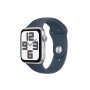 Apple Watch Se Gps 44MM Silver Aluminium Case With Storm Blue Sport Band