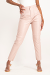 Esme Faux Leather Pants - Blush - S Blush