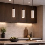 Eterna Travertine Square Pendant Light