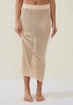 Cotton On Crochet Beach Maxi Skirt - Neutral