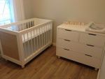 Cot & Compactum Set Modern Nursery Bundle