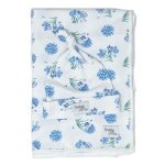 Babes & Kids Baby Swaddle Blanket And Beanie Set - Agapanthus
