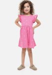 Cotton Jersey Dress - Pink Spotted