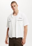 Cotton On Cabana Short Sleeve Shirt - White Script