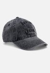 Washed Heavy Cotton Twill + Broken Part Cap - Black Sand