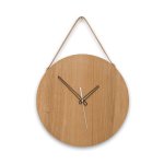 Magna Wall Clock Clear Varnish - 300 Mm Black Sleek