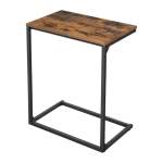 Loreto Side End Table Brown