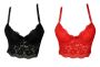 Women's Lace Bra Casual Camisole Cami Crop Tank Tops Lingerie Navy And Pink