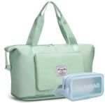Expandable Foldable Waterproof Travel Gym Duffel Bag With Vanity Case