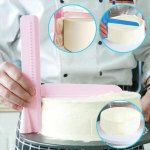 Profroster - Adjustable Cake Scraper Edge Smoor Fondant Cake Decorating Plastic Baking Tools Kitchen Tool Set