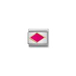 Composable Classic Link Gold With Fuchsia Rhombus