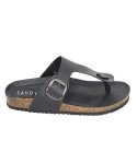 Ladies Savoy Tmt Toe Thong - 9 Black