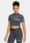 Nike W Np Df Grx Ss Crop Top - Gridiron green Strike