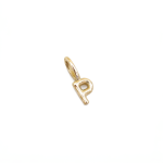 P Alphabet Charm In Yellow Gold