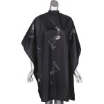 Salon Cape Black Brush Comb & Scissor Design Studs