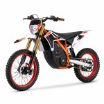 72V 3000W Electric Dirt Bike With 72V 30AH Lithium Battery Off-road Tyres Black & Orange
