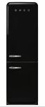 Smeg 365L Retro Black Top Fridge - FAB32RBL5
