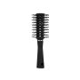 Basics Hair Brush Vent Rubber Coating Rectangular Black