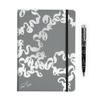 Carrol Boyes Notebook Set-quicksilver Graphite - A5 - L: 210MM X W: 150MM X H: 20MM