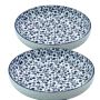 Floral Design Salad Serving Bowl 31CM - 2PCS
