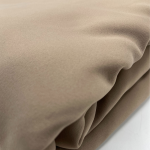 Woven Blockout Taped Curtain - Pewter - 270 X 250CM