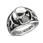 1PC Punk Style Men's Fashion Wedding Band Ring Party Casual Accessories Father's Day Birthday Christmas Gift Men's Luxury Jewelr