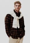 Regular Fit Flannel Shirt - Brown Checked