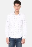 Levi's Long Sleeve Battery Hm Shirt Slim Rollo Foulard - White