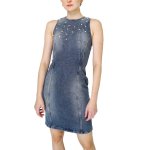 Denim Vest Dress -blue